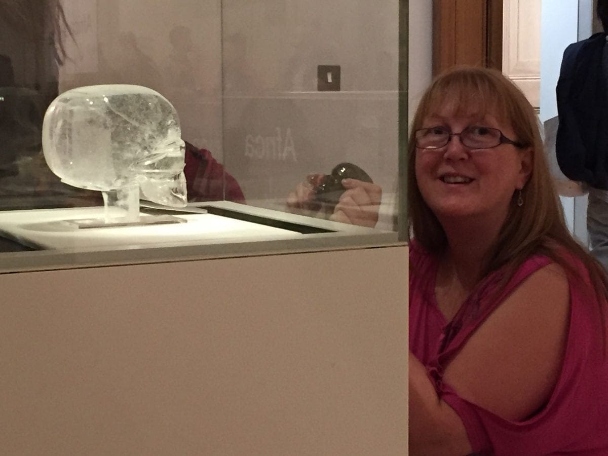 Louise and The British Museum Skull