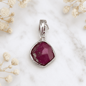 Raspberry Garnet Pendant