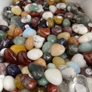 Mini Hearts – Polished Gemstone Puffy Hearts (Single Piece)