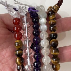 Gemstone power bracelets