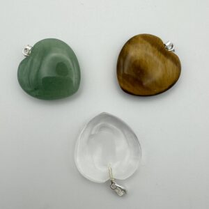 Heart Pendant - Natural Gemstone