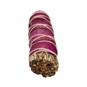 Pink Petals & White Sage 4"