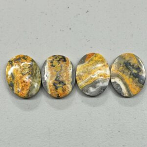 Bumblebee Jasper Oval Palmstone
