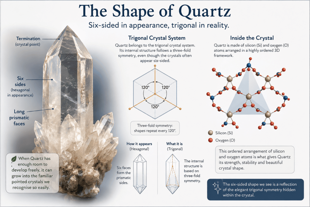 Quartz – One of Earth's Most Remarkable Minerals 2 Quartz shape