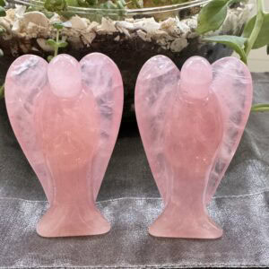 Rose Quartz Angel 75mm