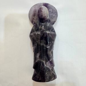 Hand Carved Amethyst Figurine