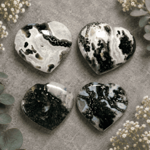 Moss Agate Heart