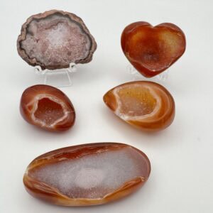 Carnelian Druzy Specimens
