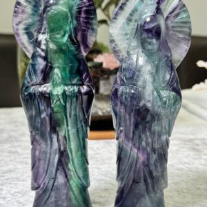 Divine Feminine Fluorite Carving