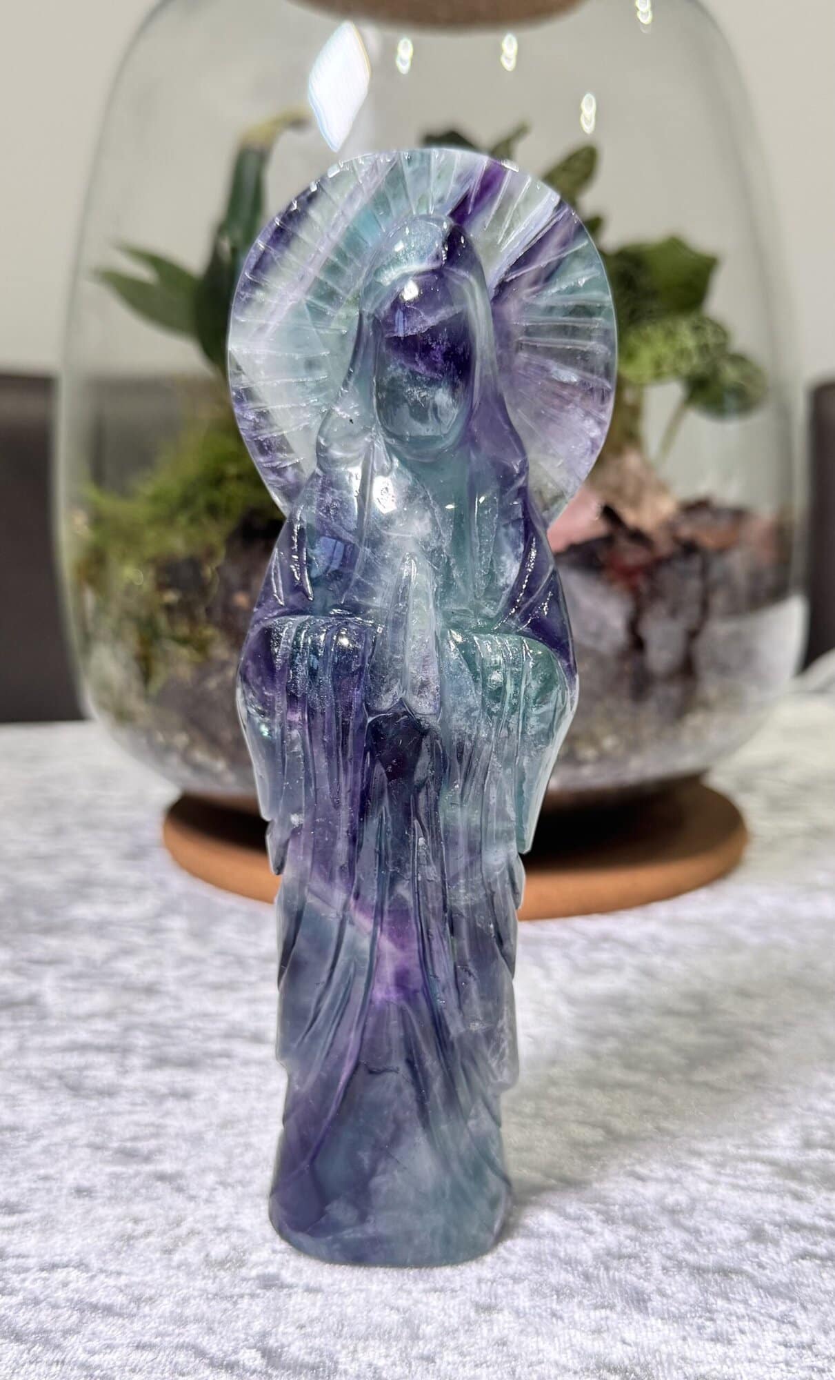 Divine Feminine Fluorite Carving 3 Divine Feminine Fluorite Carving