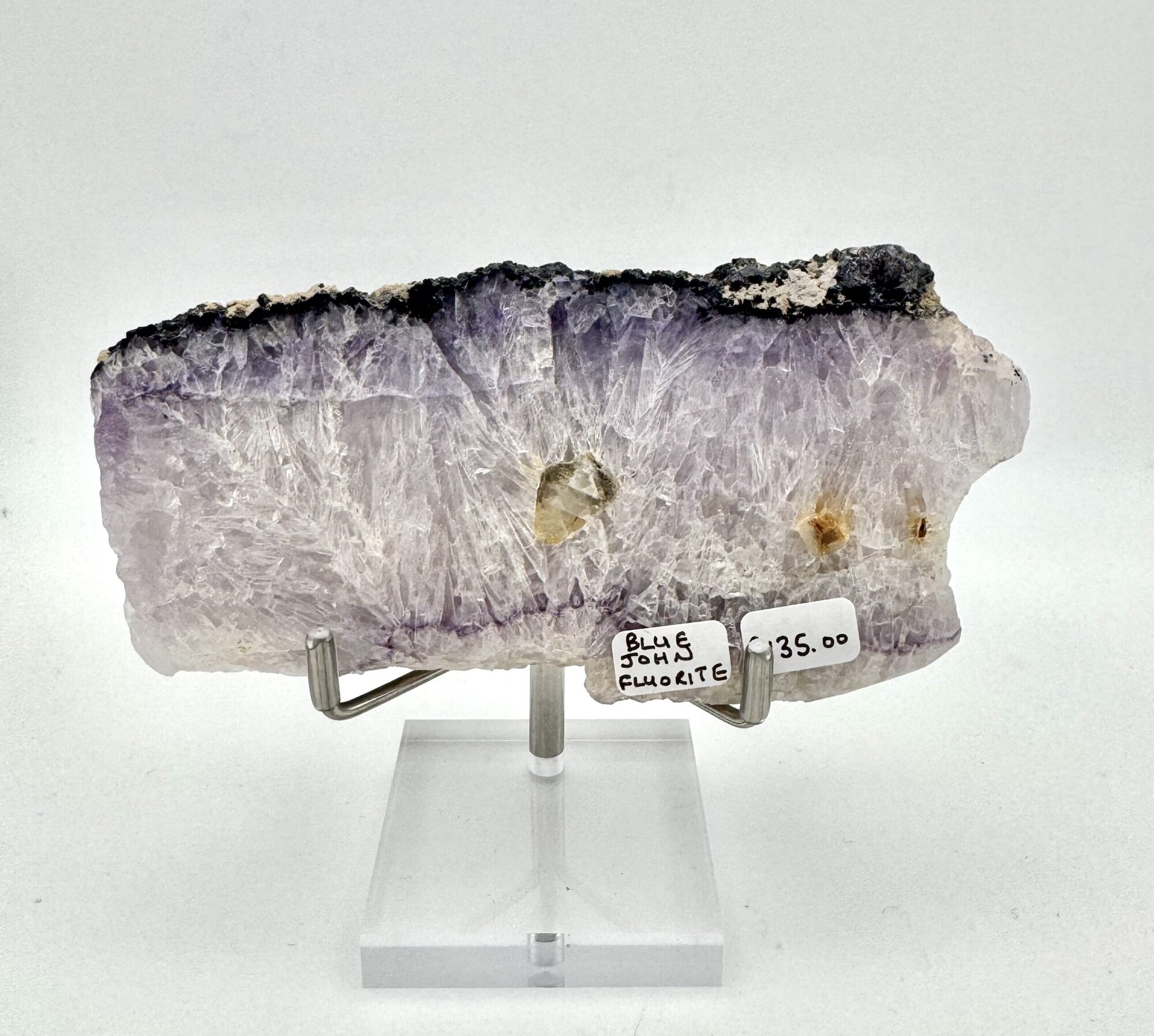 Blue John Fluorite Slice 2 Blue John Fluorite Slice