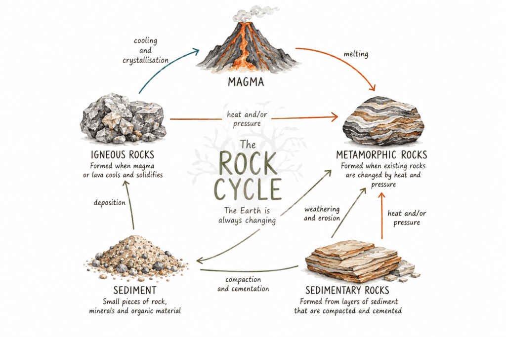 Celebrating International Rock Day: The Stories Hidden in Stone 6 The Rock Cycle