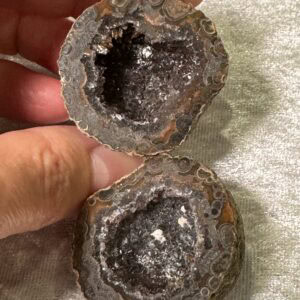 Warring States Agate Geode Pair