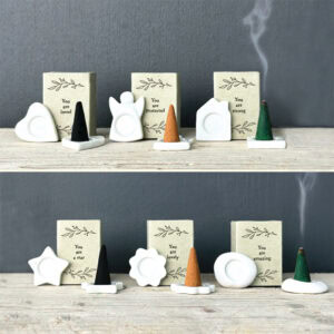 East of India Matchbox Incense Cone Holders main